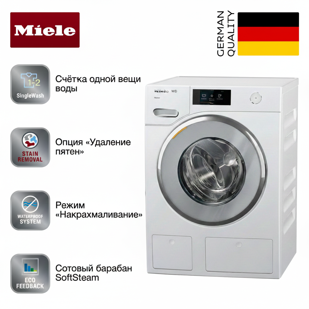 Стиральная машина Miele WWV980WPS White Edition