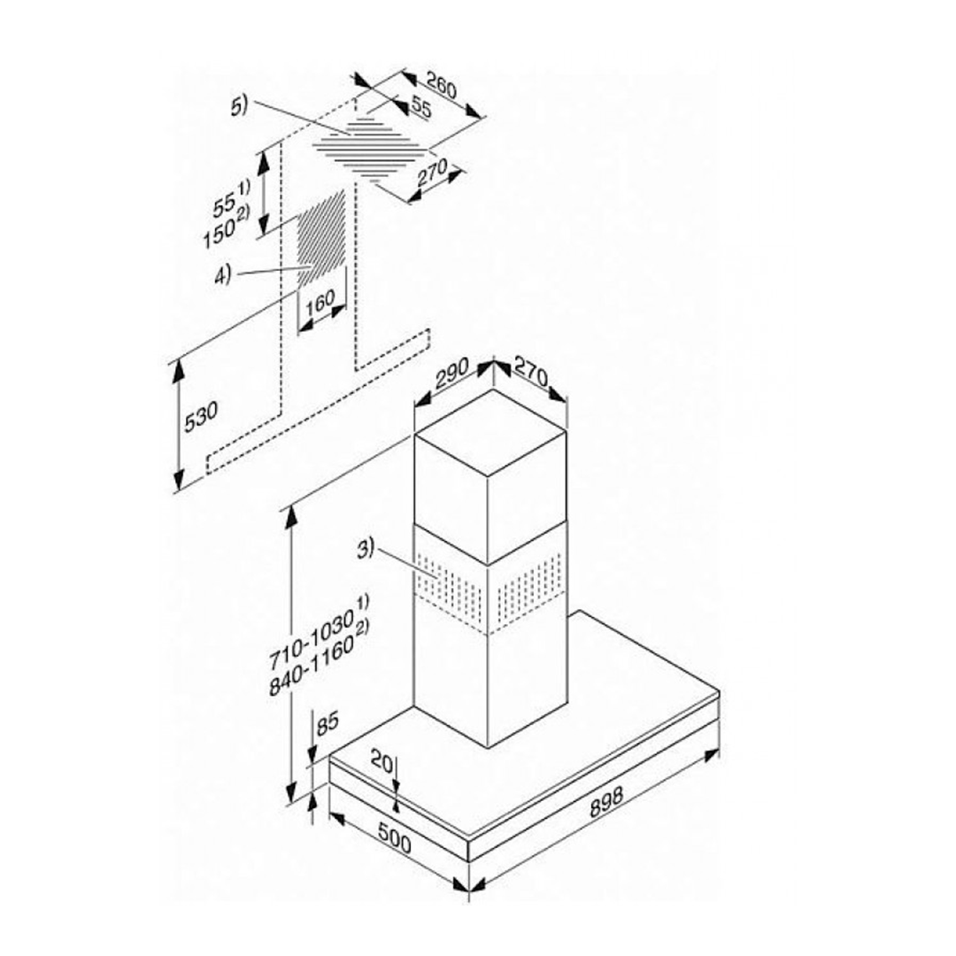 Вытяжка Miele DA6698W OBSW