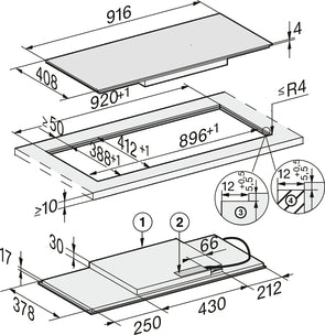 Индукционная варочная панель KM7684 FL Miele