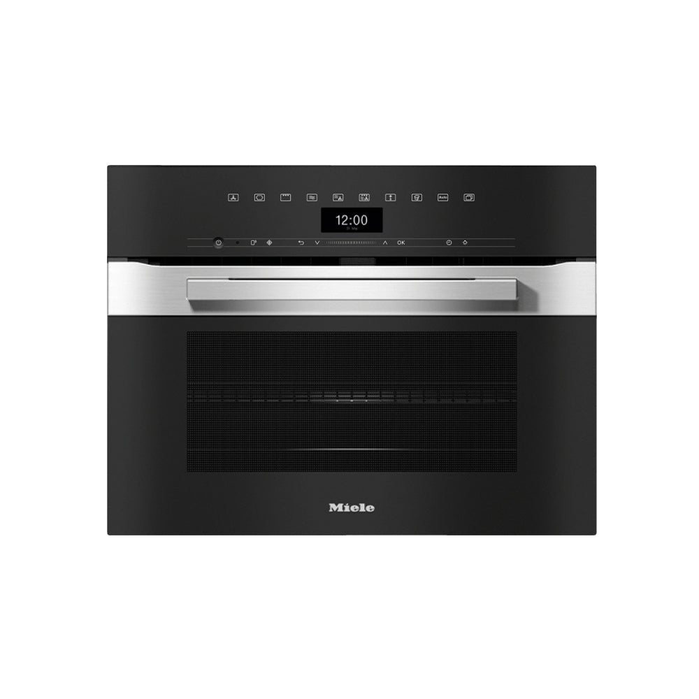 Компактный духовой шкаф H7440BM с СВЧ сталь
