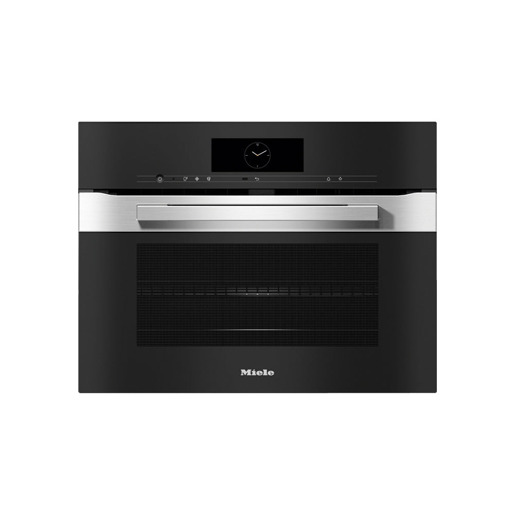 Компактный духовой шкаф H7840BM с СВЧ сталь