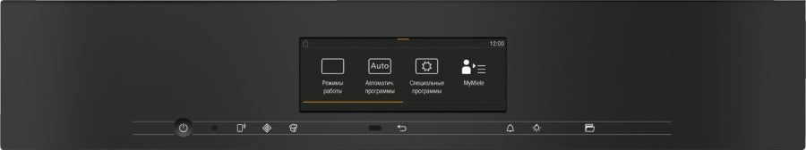 Компактный духовой шкаф H7840BMX с СВЧ черный обсидиан (без ручки)