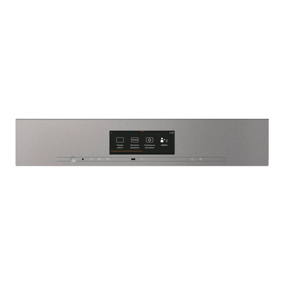 Компактный духовой шкаф Miele H7840BM с СВЧ графитовый серый