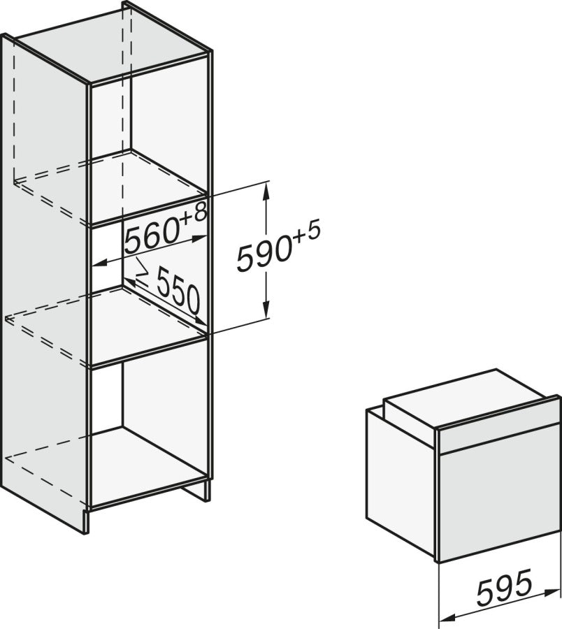 Духовой шкаф Miele H2861B OBSW черный обсидиан